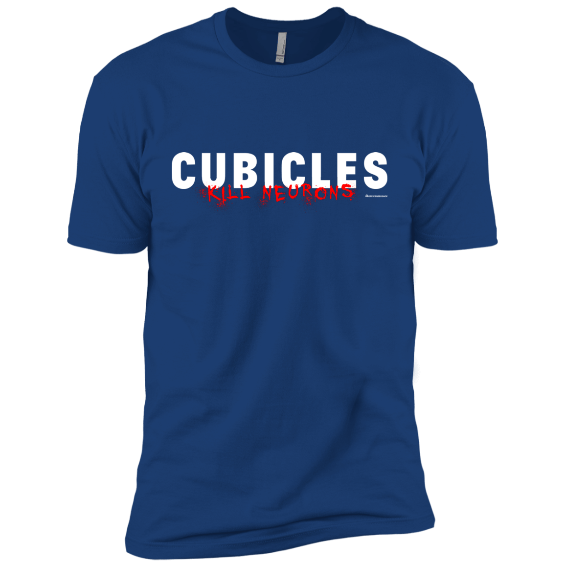 T-Shirts Royal / X-Small Cubicles Kill Neurons Men's Premium T-Shirt