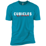 T-Shirts Turquoise / X-Small Cubicles Kill Neurons Men's Premium T-Shirt