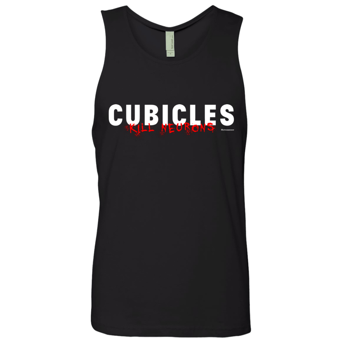 T-Shirts Black / Small Cubicles Kill Neurons Men's Premium Tank Top