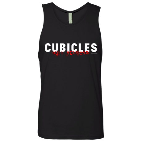 T-Shirts Black / Small Cubicles Kill Neurons Men's Premium Tank Top