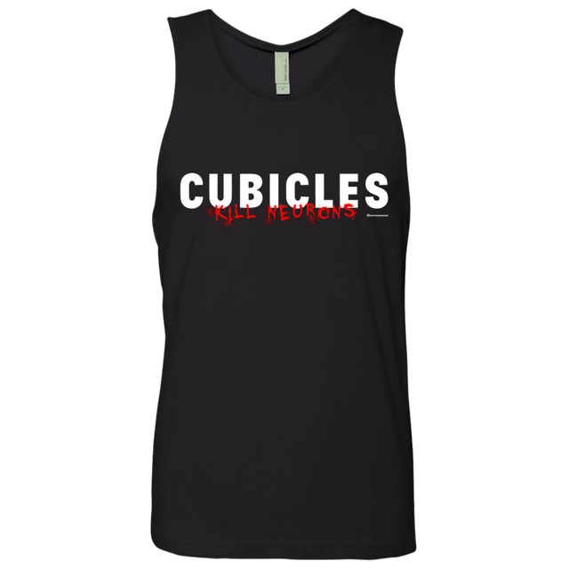 T-Shirts Black / Small Cubicles Kill Neurons Men's Premium Tank Top