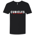 T-Shirts Black / X-Small Cubicles Kill Neurons Men's Premium V-Neck