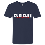 T-Shirts Midnight Navy / X-Small Cubicles Kill Neurons Men's Premium V-Neck