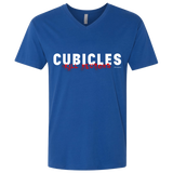 T-Shirts Royal / X-Small Cubicles Kill Neurons Men's Premium V-Neck