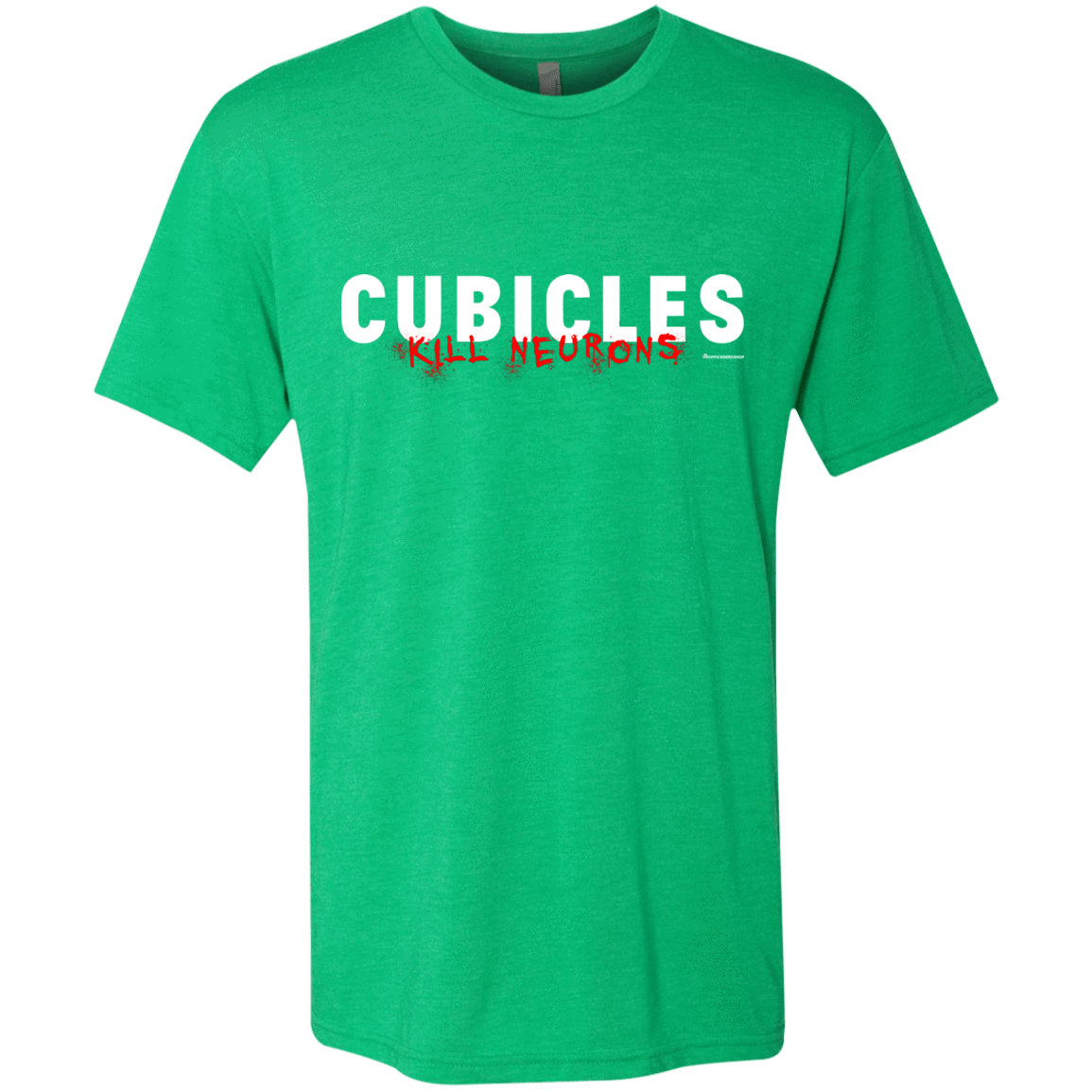 T-Shirts Envy / Small Cubicles Kill Neurons Men's Triblend T-Shirt