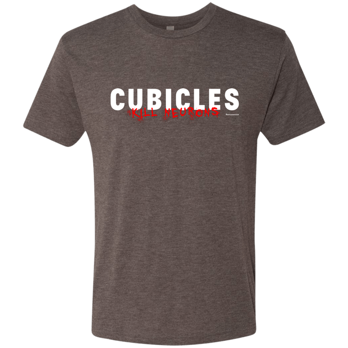 T-Shirts Macchiato / Small Cubicles Kill Neurons Men's Triblend T-Shirt