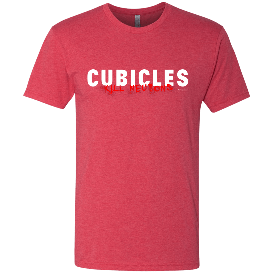 T-Shirts Vintage Red / Small Cubicles Kill Neurons Men's Triblend T-Shirt