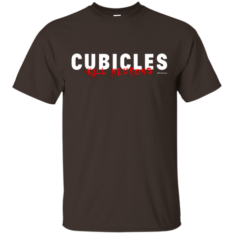T-Shirts Dark Chocolate / Small Cubicles Kill Neurons T-Shirt