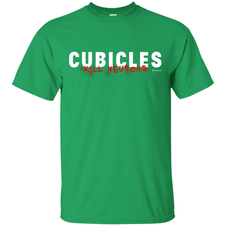 T-Shirts Irish Green / Small Cubicles Kill Neurons T-Shirt