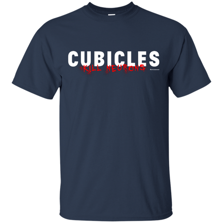 T-Shirts Navy / Small Cubicles Kill Neurons T-Shirt