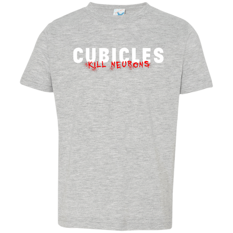 T-Shirts Heather Grey / 2T Cubicles Kill Neurons Toddler Premium T-Shirt