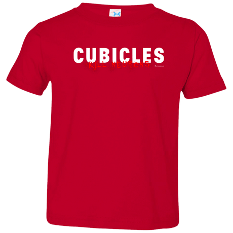 T-Shirts Red / 2T Cubicles Kill Neurons Toddler Premium T-Shirt