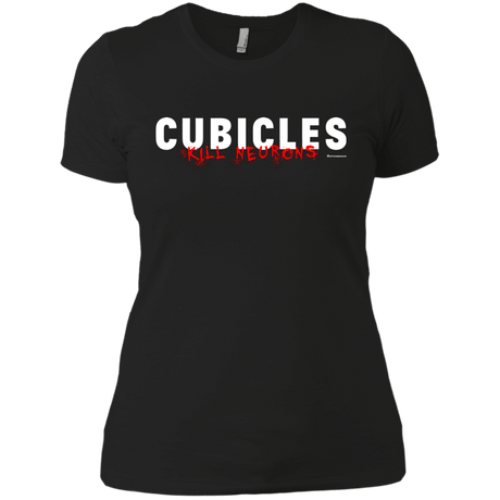 T-Shirts Black / X-Small Cubicles Kill Neurons Women's Premium T-Shirt