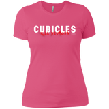 T-Shirts Hot Pink / X-Small Cubicles Kill Neurons Women's Premium T-Shirt