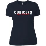T-Shirts Midnight Navy / X-Small Cubicles Kill Neurons Women's Premium T-Shirt