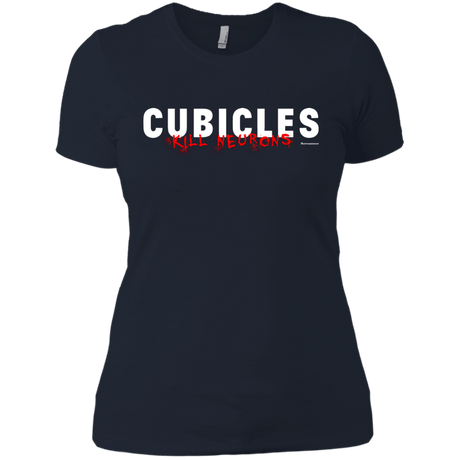 T-Shirts Midnight Navy / X-Small Cubicles Kill Neurons Women's Premium T-Shirt