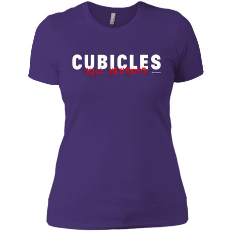 T-Shirts Purple Rush/ / X-Small Cubicles Kill Neurons Women's Premium T-Shirt