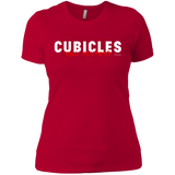 T-Shirts Red / X-Small Cubicles Kill Neurons Women's Premium T-Shirt