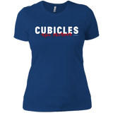 T-Shirts Royal / X-Small Cubicles Kill Neurons Women's Premium T-Shirt