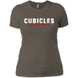 T-Shirts Warm Grey / X-Small Cubicles Kill Neurons Women's Premium T-Shirt