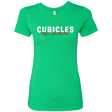 T-Shirts Envy / Small Cubicles Kill Neurons Women's Triblend T-Shirt