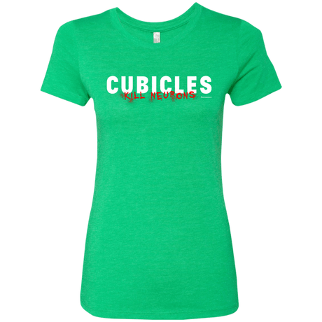 T-Shirts Envy / Small Cubicles Kill Neurons Women's Triblend T-Shirt