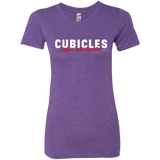 T-Shirts Purple Rush / Small Cubicles Kill Neurons Women's Triblend T-Shirt