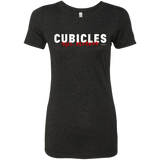 T-Shirts Vintage Black / Small Cubicles Kill Neurons Women's Triblend T-Shirt