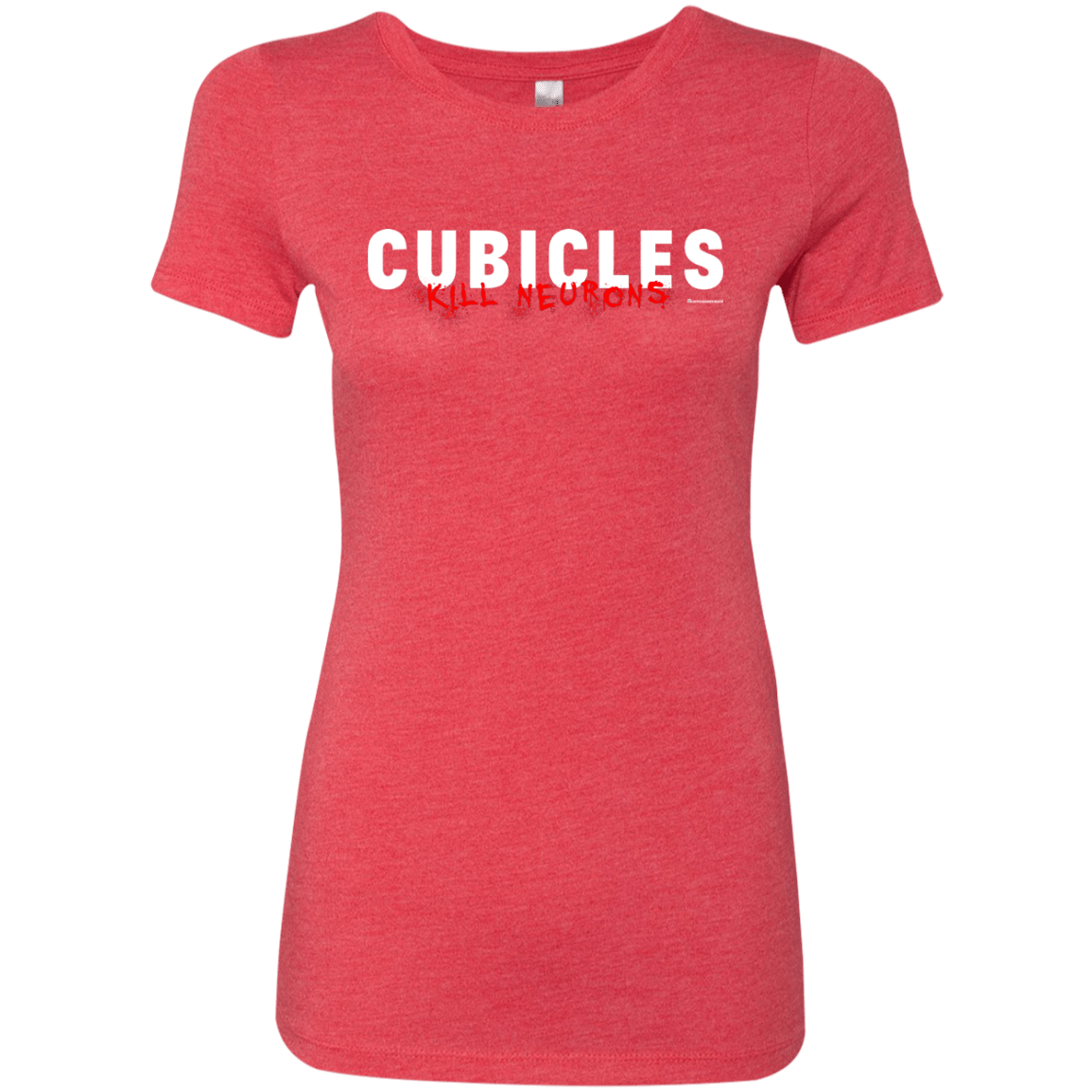 T-Shirts Vintage Red / Small Cubicles Kill Neurons Women's Triblend T-Shirt