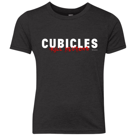 T-Shirts Vintage Black / YXS Cubicles Kill Neurons Youth Triblend T-Shirt