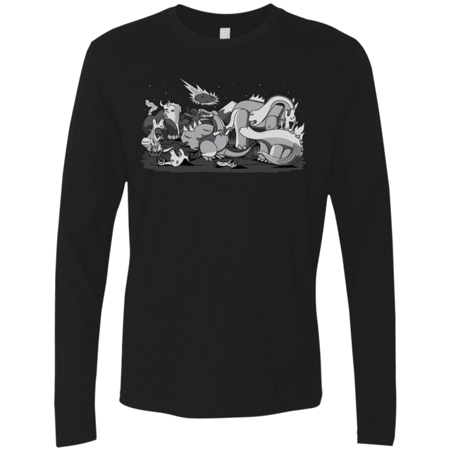 T-Shirts Black / S Cubistextinction Men's Premium Long Sleeve