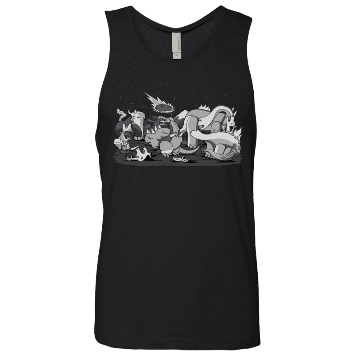 T-Shirts Black / S Cubistextinction Men's Premium Tank Top