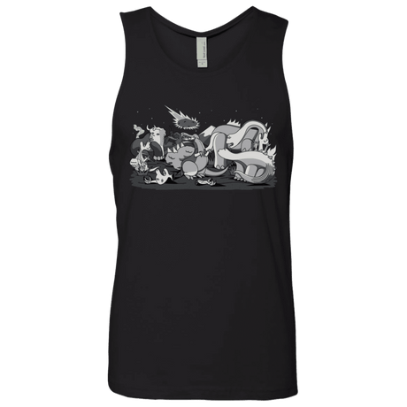 T-Shirts Black / S Cubistextinction Men's Premium Tank Top