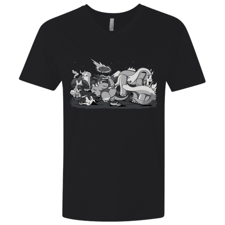 T-Shirts Black / X-Small Cubistextinction Men's Premium V-Neck
