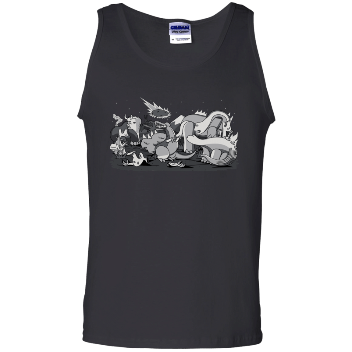 T-Shirts Black / S Cubistextinction Men's Tank Top