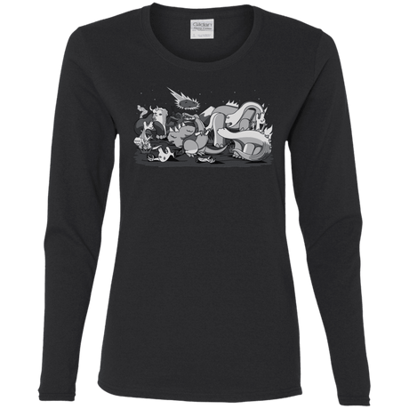 T-Shirts Black / S Cubistextinction Women's Long Sleeve T-Shirt