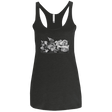 T-Shirts Vintage Black / X-Small Cubistextinction Women's Triblend Racerback Tank