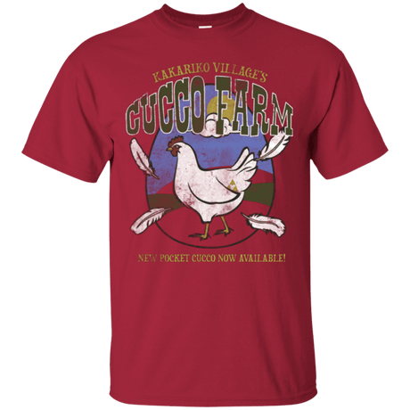 T-Shirts Cardinal / Small Cucco Farm T-Shirt