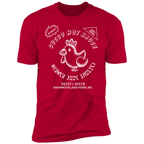 T-Shirts Red / S Cucco Hot Sauce Men's Premium T-Shirt