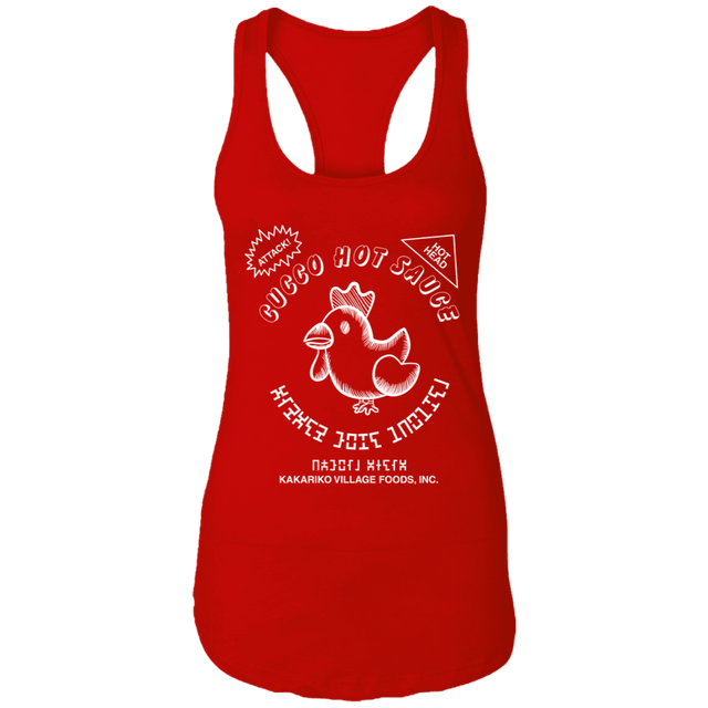 T-Shirts Red / X-Small Cucco Hot Sauce Racerback Tank