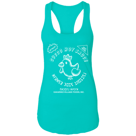 T-Shirts Tahiti Blue / X-Small Cucco Hot Sauce Racerback Tank