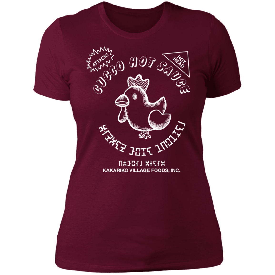 T-Shirts Maroon / S Cucco Hot Sauce Women's Premium T-Shirt
