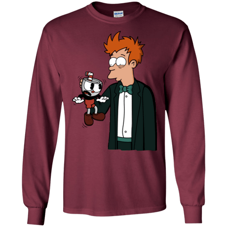 T-Shirts Maroon / S Cup 101 Men's Long Sleeve T-Shirt