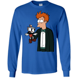 T-Shirts Royal / S Cup 101 Men's Long Sleeve T-Shirt