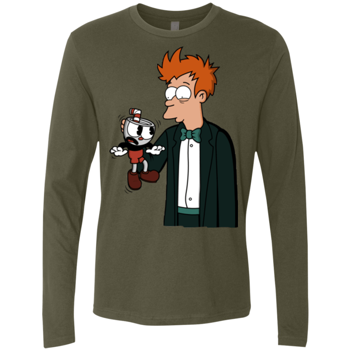 T-Shirts Military Green / S Cup 101 Men's Premium Long Sleeve