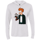 T-Shirts Heather White / X-Small Cup 101 Triblend Long Sleeve Hoodie Tee