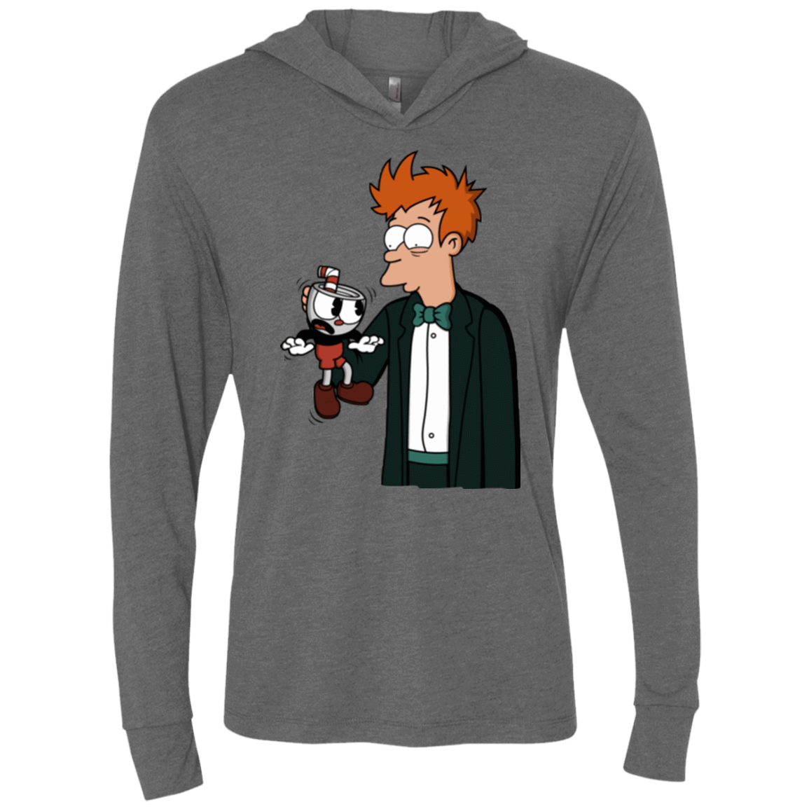 T-Shirts Premium Heather / X-Small Cup 101 Triblend Long Sleeve Hoodie Tee