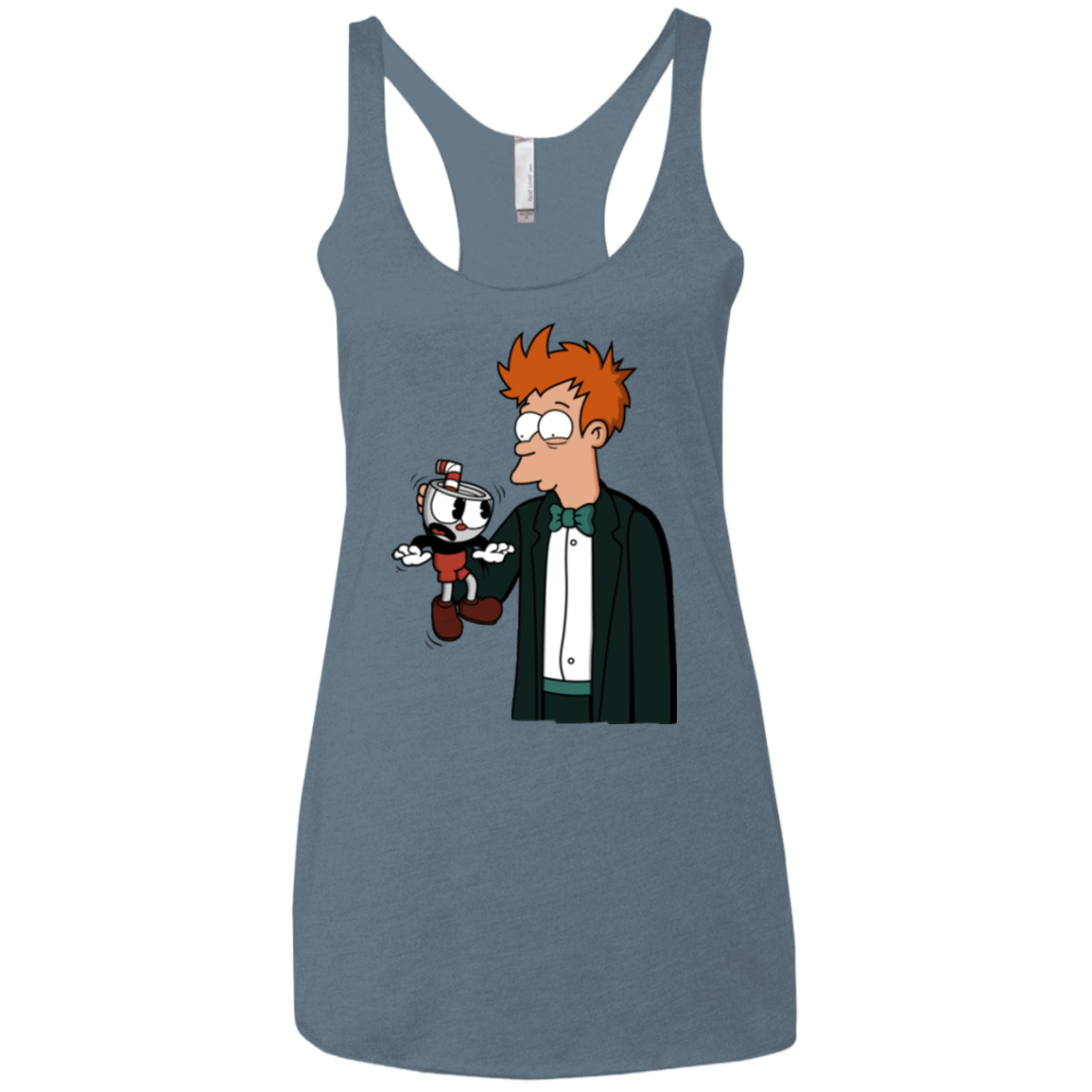 T-Shirts Indigo / X-Small Cup 101 Women's Triblend Racerback Tank