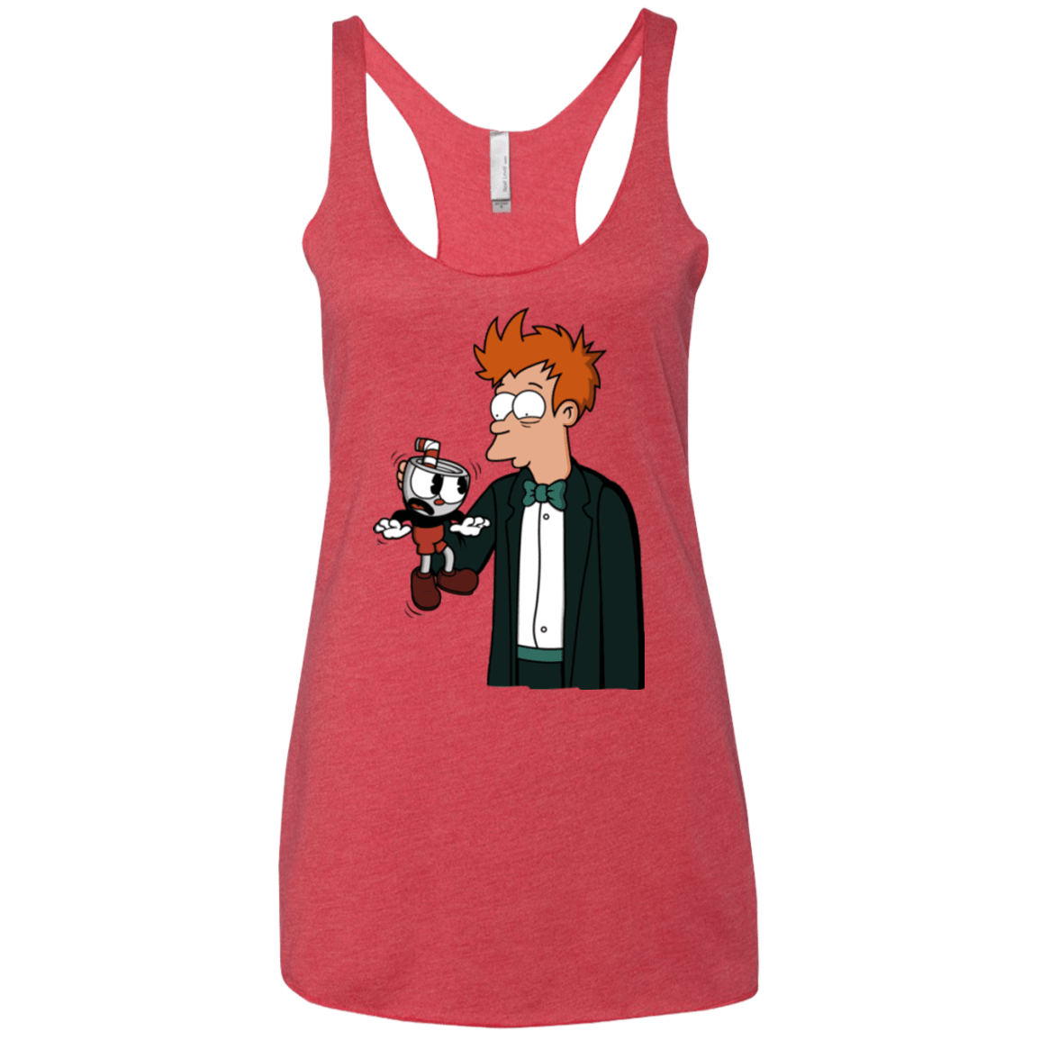 T-Shirts Vintage Red / X-Small Cup 101 Women's Triblend Racerback Tank