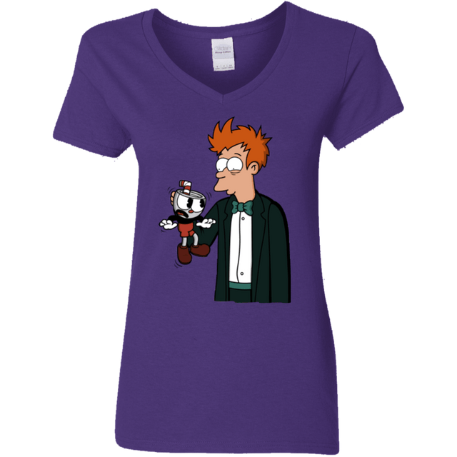 T-Shirts Purple / S Cup 101 Women's V-Neck T-Shirt